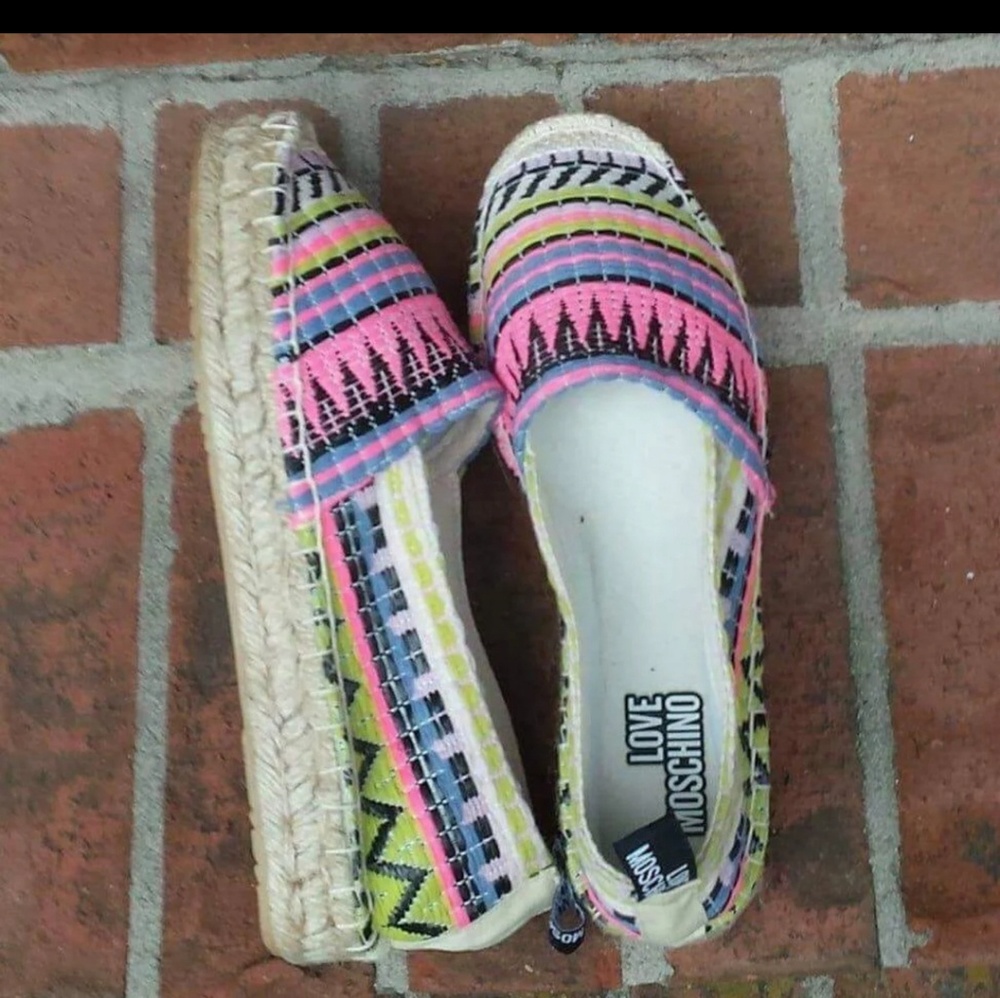 NWOT Love Moschino Espadrilles